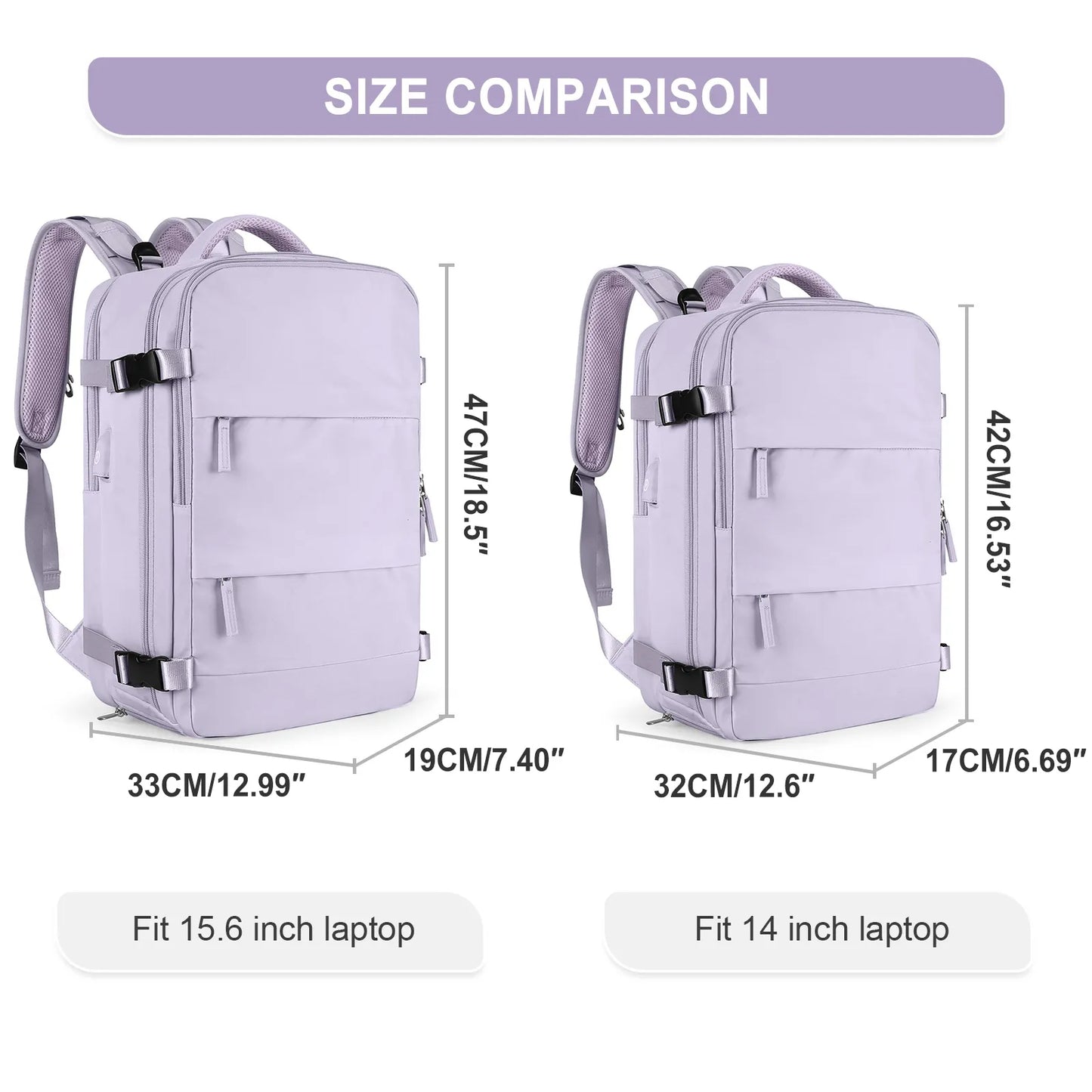 Large Capacity Travel Backpack - ELISERIE
