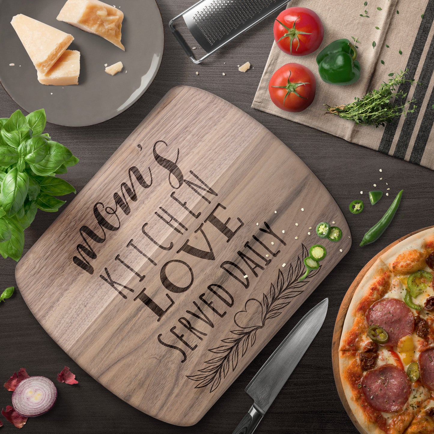 Cutting Board - Love Served Daily - ELISERIE
