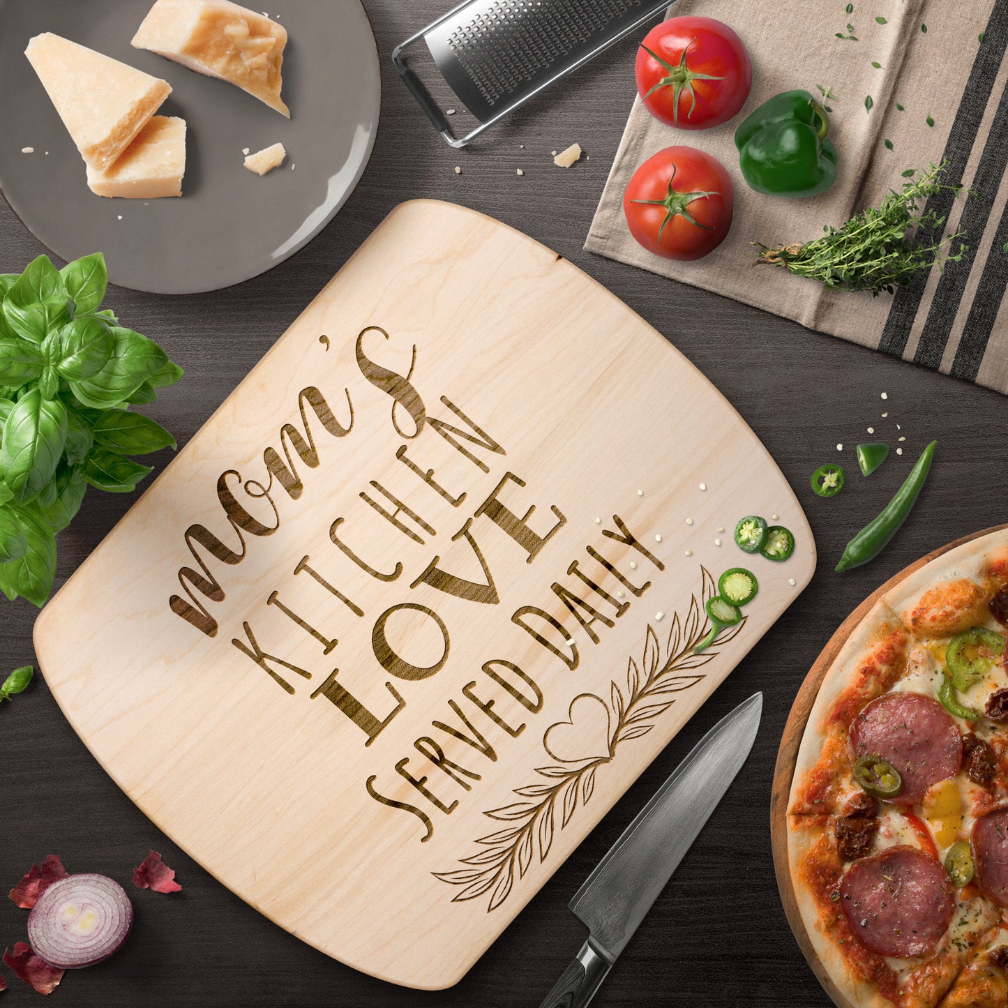 Cutting Board - Love Served Daily - ELISERIE