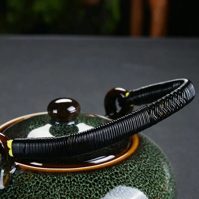 Traditional Japanese-Style Teapot - Green - ELISERIE