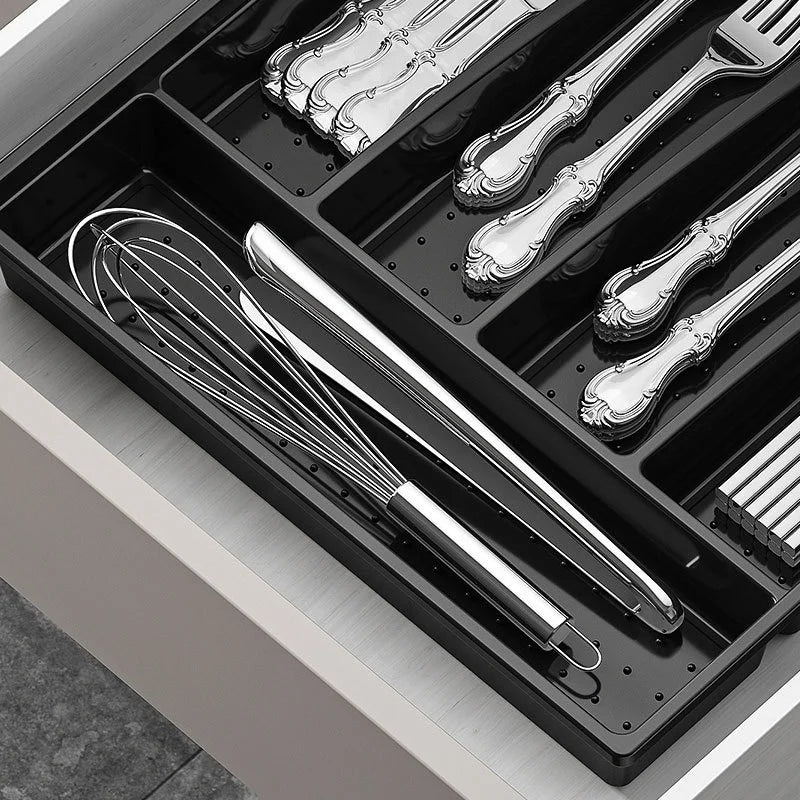 Silverware Storage Box with Lid – Effortlessly Organize Silverware - ELISERIE
