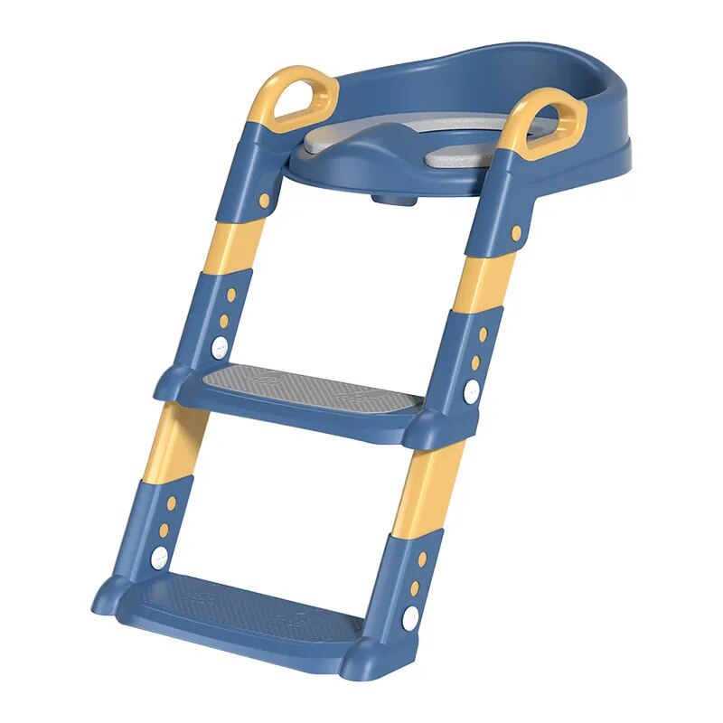 Potty Training Seat with Ladder - Safe, Foldable, and Adjustable - ELISERIE
