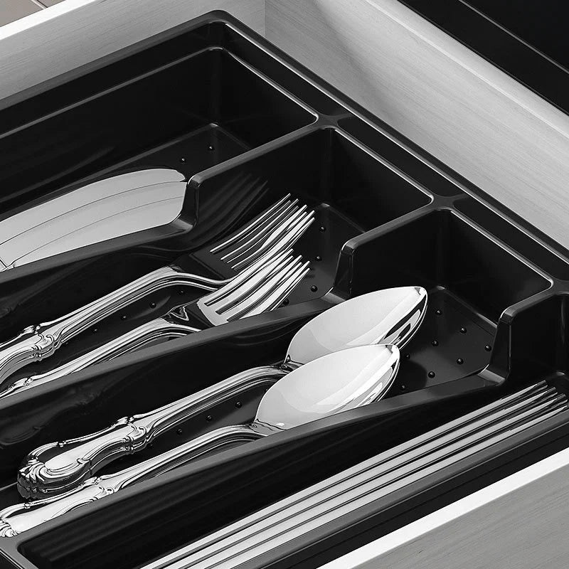 Silverware Storage Box with Lid – Effortlessly Organize Silverware - ELISERIE