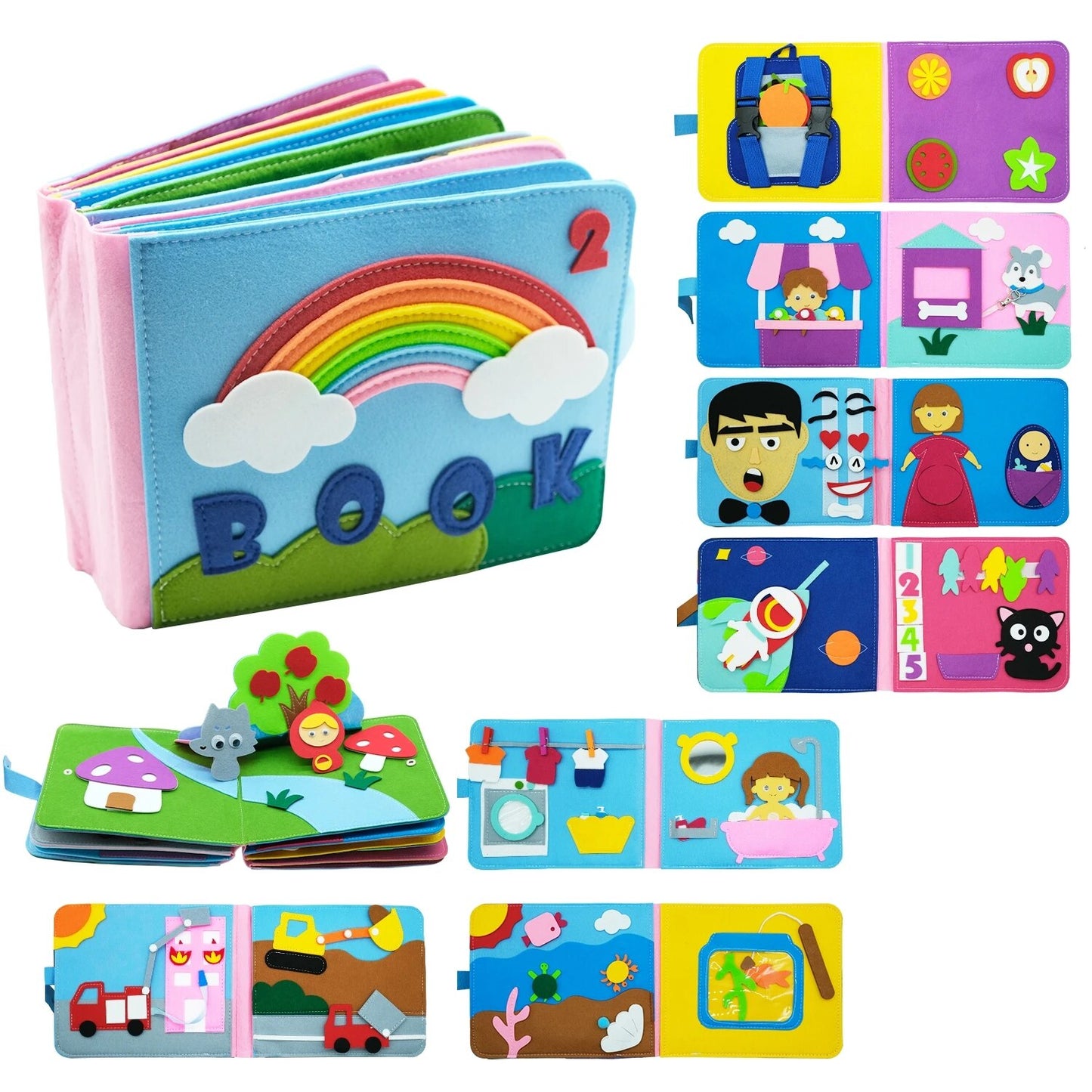 📚 TinyHands Story Cloth Book - ELISERIE