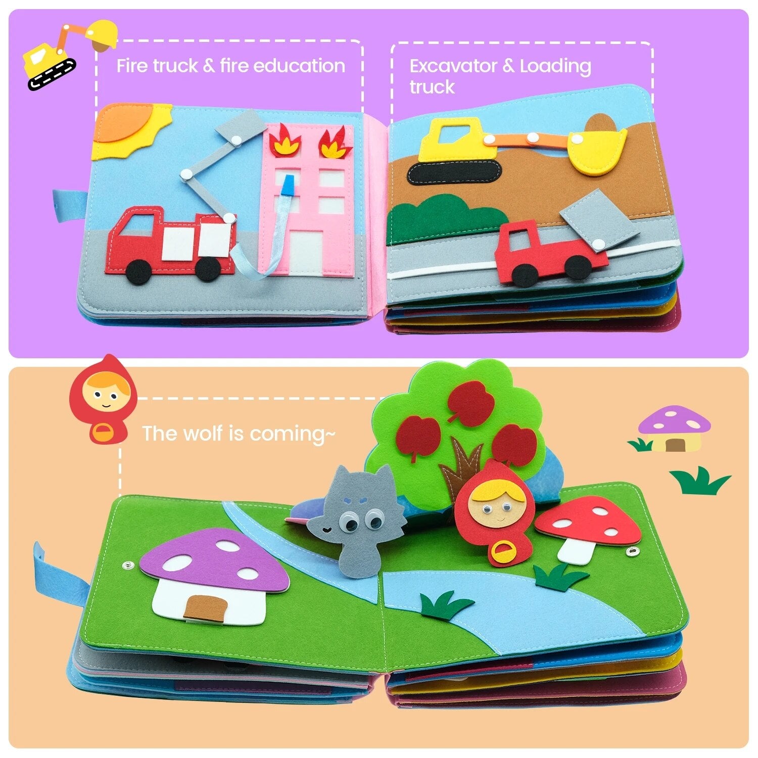 📚 TinyHands Story Cloth Book - ELISERIE
