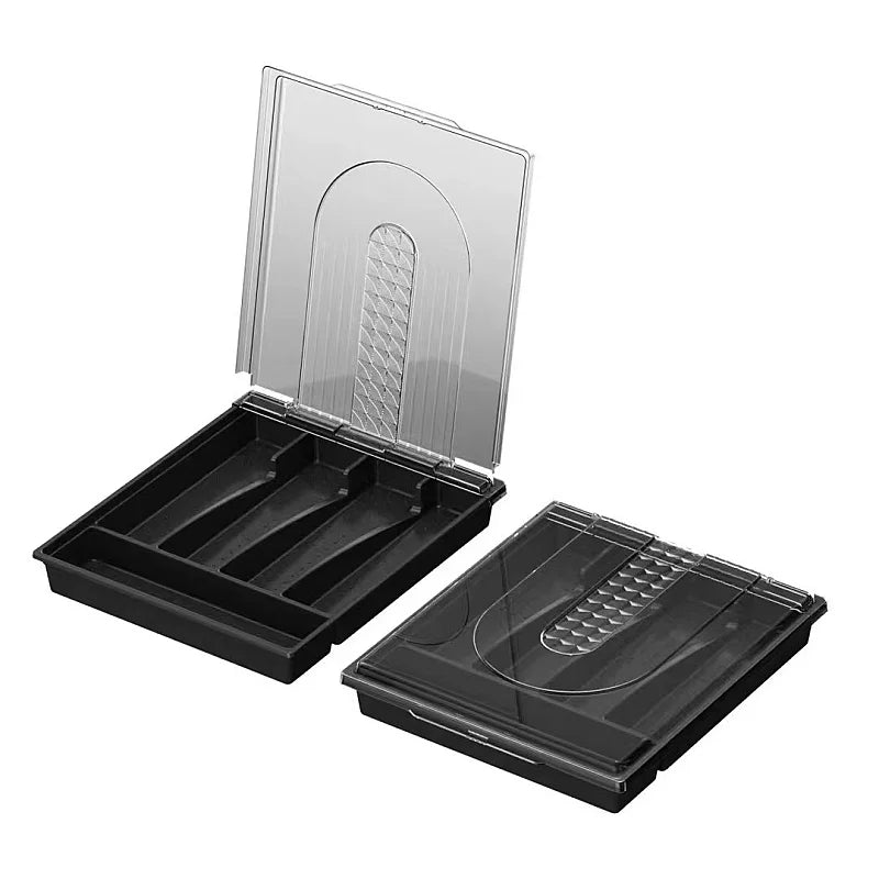 Silverware Storage Box with Lid – Effortlessly Organize Silverware - ELISERIE