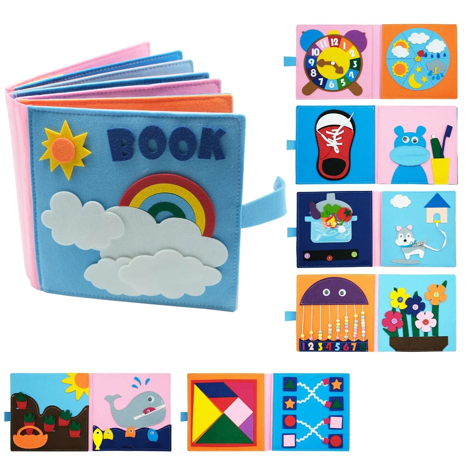 📚 TinyHands Story Cloth Book - ELISERIE