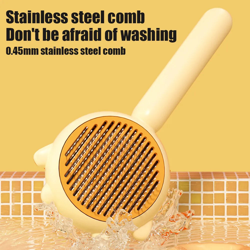 🐾 Purrfectly Clean Pet Brush - ELISERIE