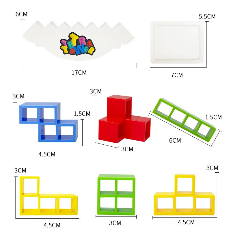 Stack, Play & Engage with Tetra Tower Family Game - ELISERIE