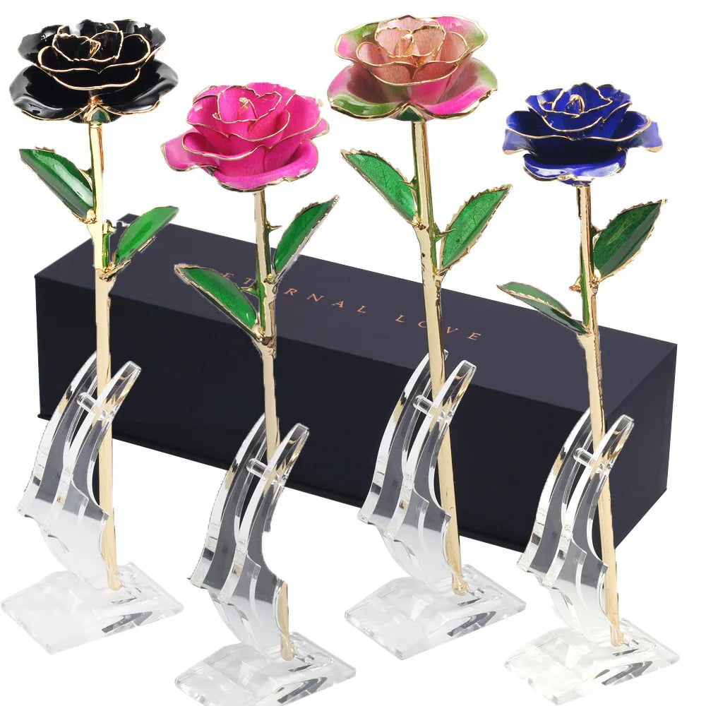 🌹 Eternal Love Gold Rose - ELISERIE