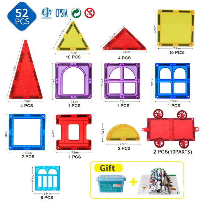 Magnetix-Play Constructor Blocks - ELISERIE