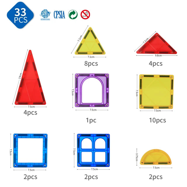 Magnetix-Play Constructor Blocks - ELISERIE