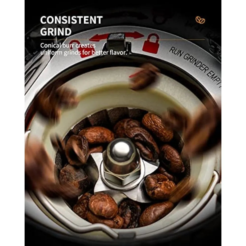 PrecisionGrind Elite Timer Burr Grinder - ELISERIE