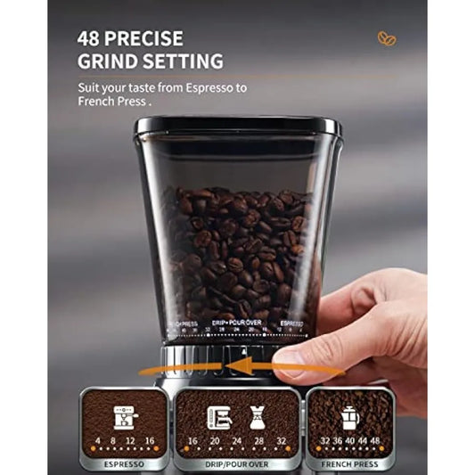 PrecisionGrind Elite Timer Burr Grinder - ELISERIE