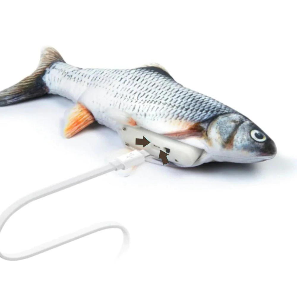 Aqua-Purr Interactive Fish Toy - ELISERIE