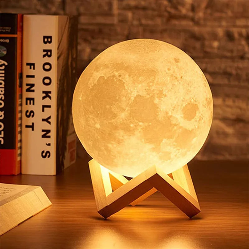 Lunar Glow Touch Lamp at Eliserie