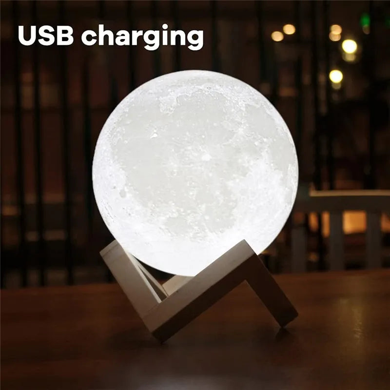 Lunar Glow Touch Lamp - ELISERIE