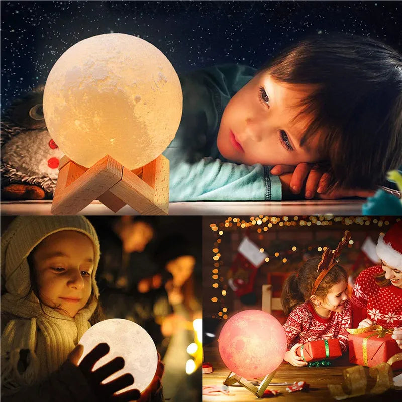 Lunar Glow Touch Lamp - ELISERIE