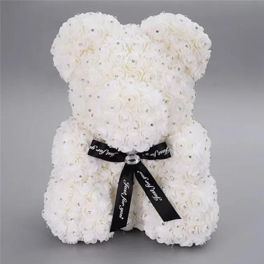 🌹 Diamond Rose Bear - ELISERIE