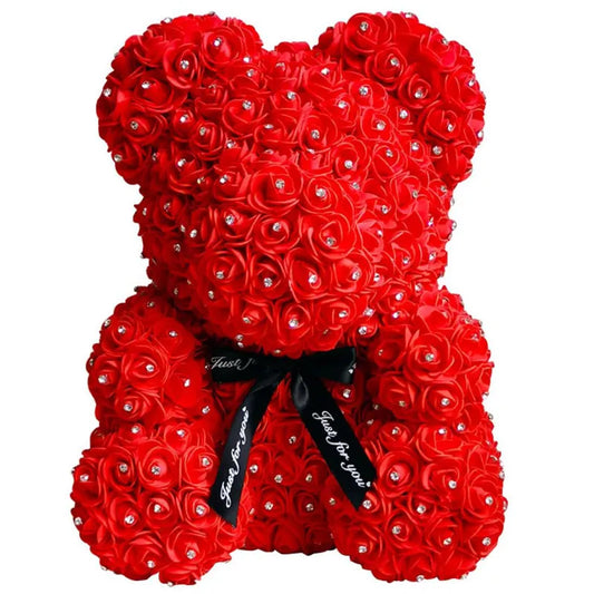 🌹 Diamond Rose Bear - ELISERIE