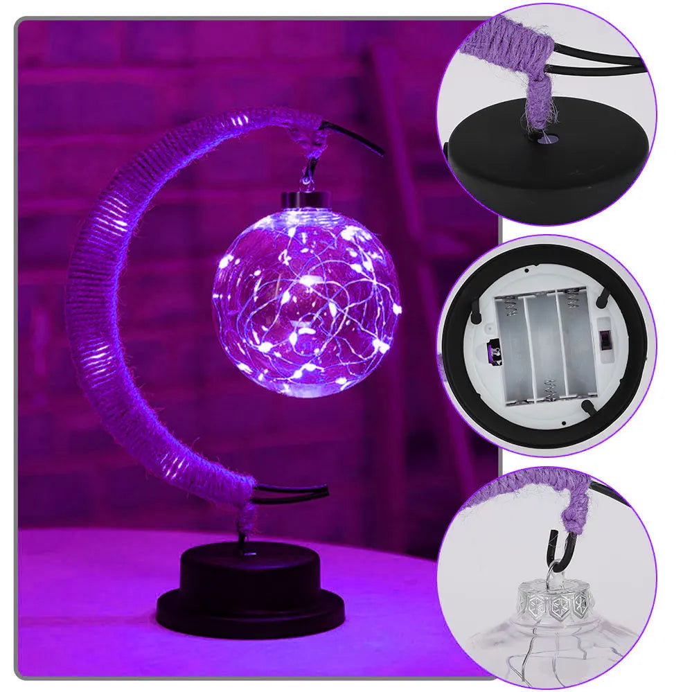 Glowing Enchanted Moonlight Sphere - ELISERIE