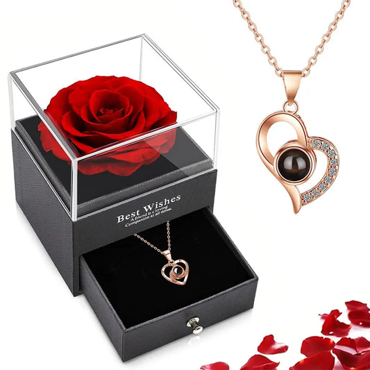 🌹 Love in 100 Languages Rose Box Set - ELISERIE