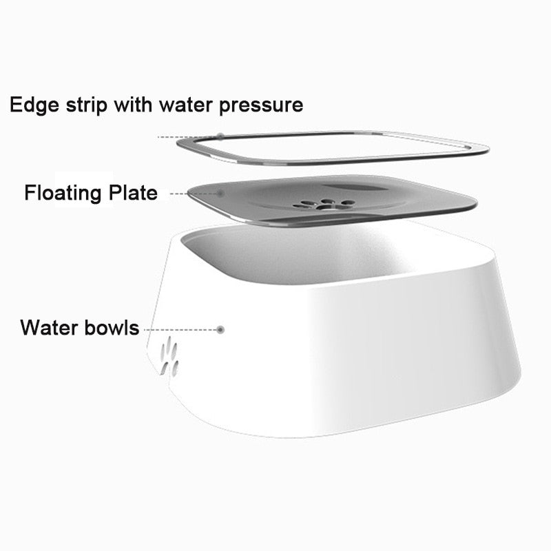 HydroClean Paws - No Spills Pet Water Bowl - ELISERIE