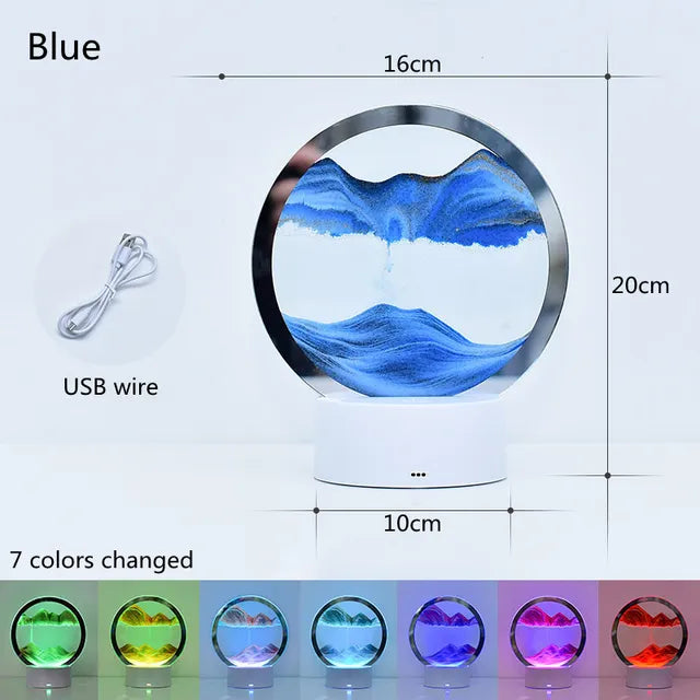 Serenity Sands LED Hourglass - ELISERIE