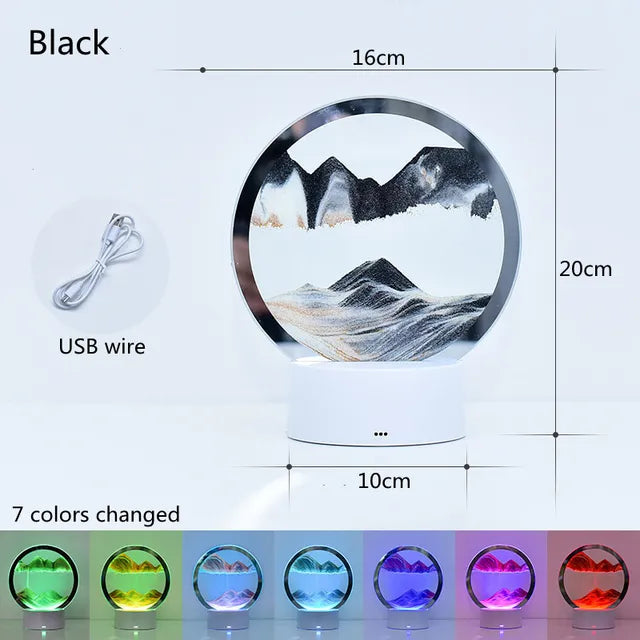 Serenity Sands LED Hourglass - ELISERIE