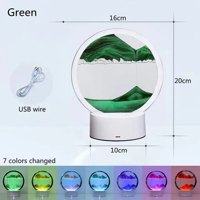 Serenity Sands LED Hourglass - ELISERIE