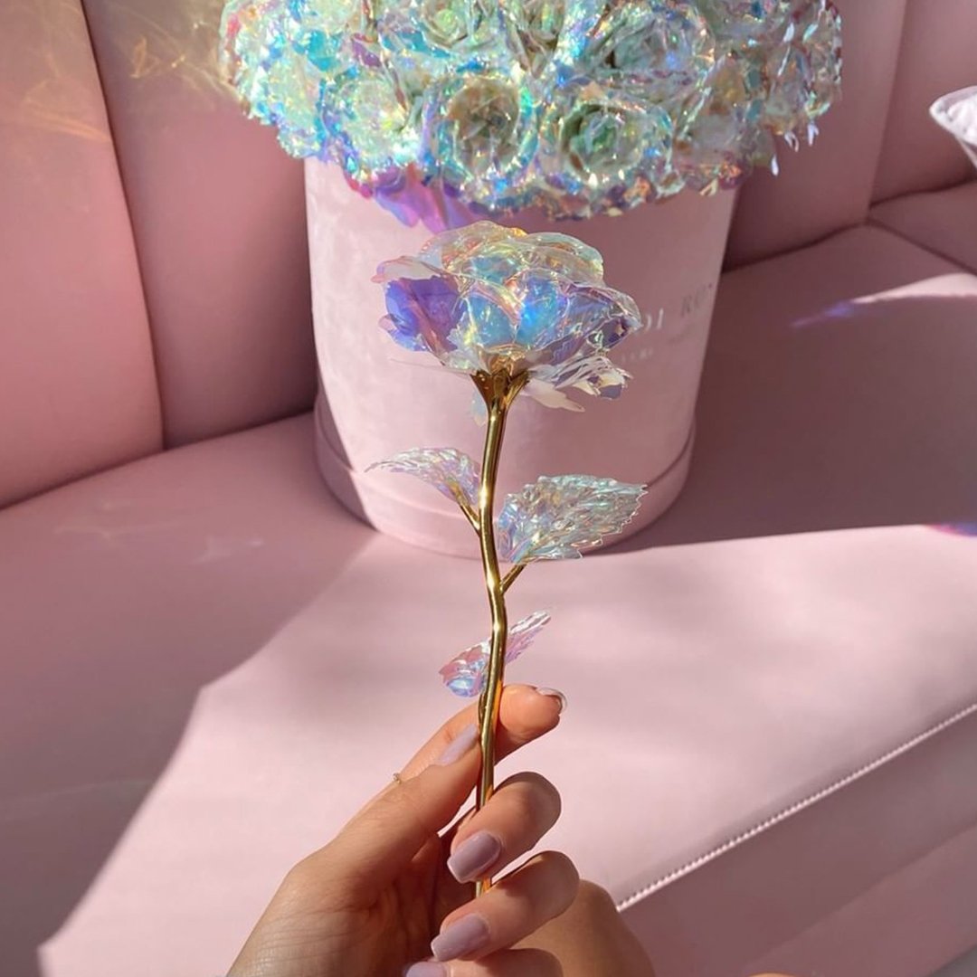 🌹 Radiant Love Rose: Eternal Sparkle - ELISERIE