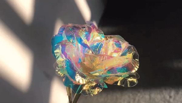 🌹 Radiant Love Rose: Eternal Sparkle - ELISERIE