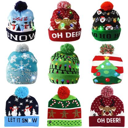 Knitted Christmas Beanie - ELISERIE