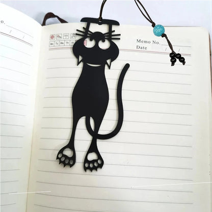 Pawsome Page Pals: Black Kitten Bookmark - ELISERIE