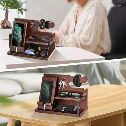 Wooden Phone Docking Station - ELISERIE