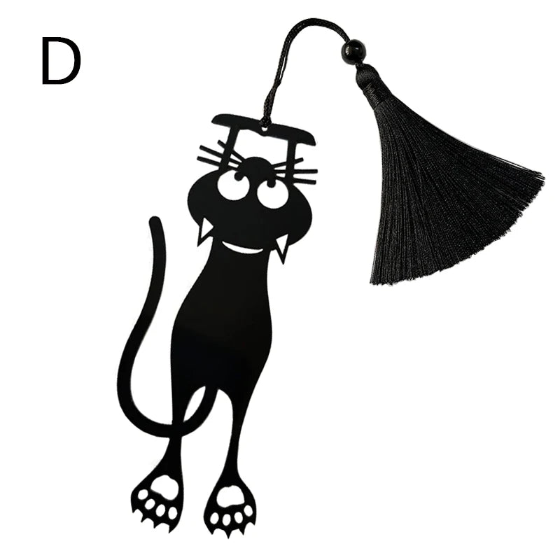 Pawsome Page Pals: Black Kitten Bookmark - ELISERIE