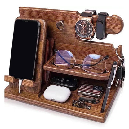 Wooden Phone Docking Station - ELISERIE