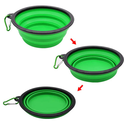 Collapsible Silicon Pet Bowl for Traveling - ELISERIE