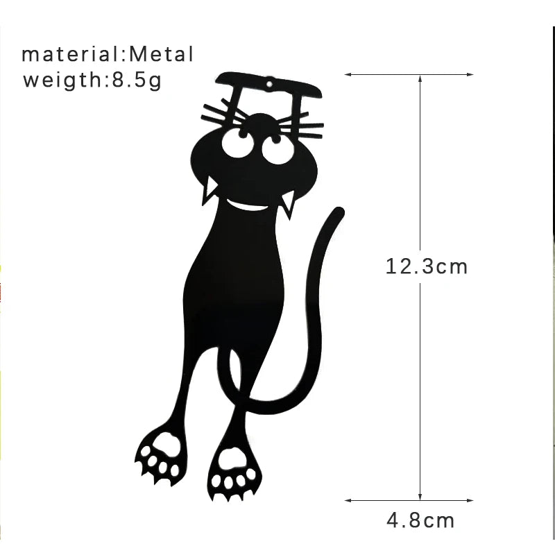 Pawsome Page Pals: Black Kitten Bookmark - ELISERIE