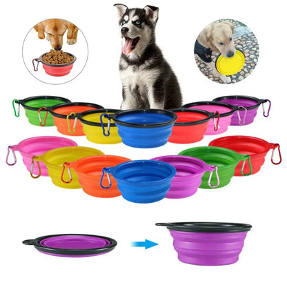 Collapsible Silicon Pet Bowl for Traveling - ELISERIE