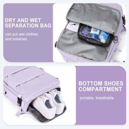 Large Capacity Travel Backpack - ELISERIE