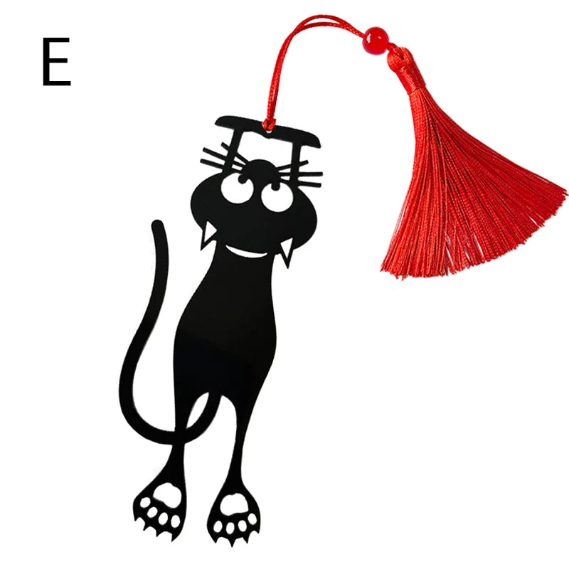 Pawsome Page Pals: Black Kitten Bookmark - ELISERIE