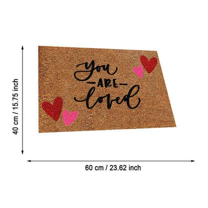 Anti Slip Door Mat - Welcome with Heart - ELISERIE