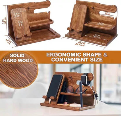 Wooden Phone Docking Station - ELISERIE