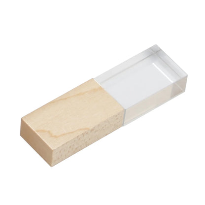 Maple Wedding Keep Sake Box with Crystal PenDrive - ELISERIE