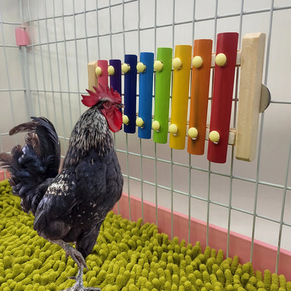 Chicken Coop Xylophone Toy – Interactive Musical Fun for Happy, Healthy Chickens - ELISERIE