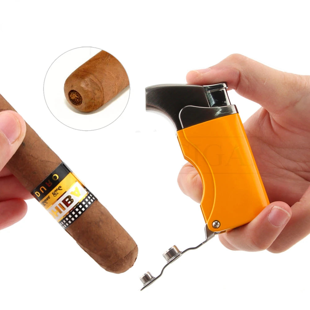 Luxury Cigar Accessories Set - Cigar Lighter and Cutter