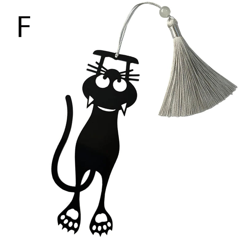 Pawsome Page Pals: Black Kitten Bookmark - ELISERIE