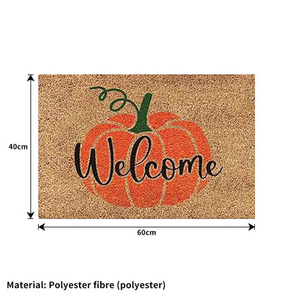 Autumn Welcome Pumpkin Door Mat - ELISERIE