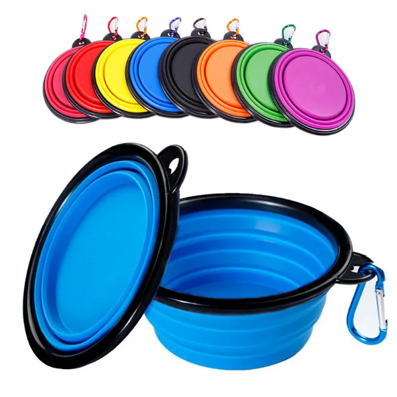 Collapsible Silicon Pet Bowl for Traveling